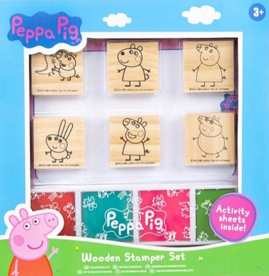 Peppa Pig Wooden Stamper Set
