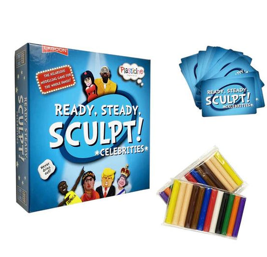 Ready steady sculpt  celebrities (plasticine)