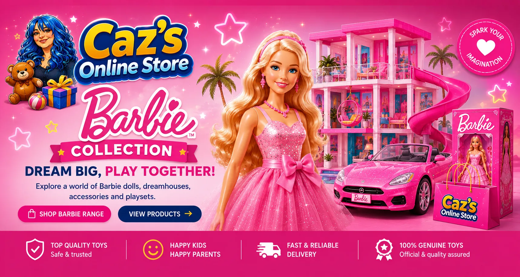 Caz Online Store Barbie Collection