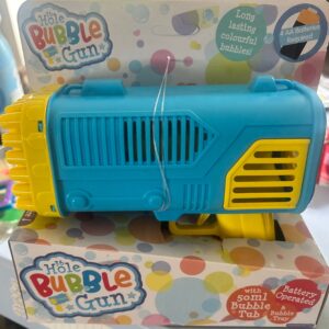 Hole Battery operated bubble gun with bubble solution (50ml)