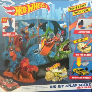 Hot wheels dig kit with sand