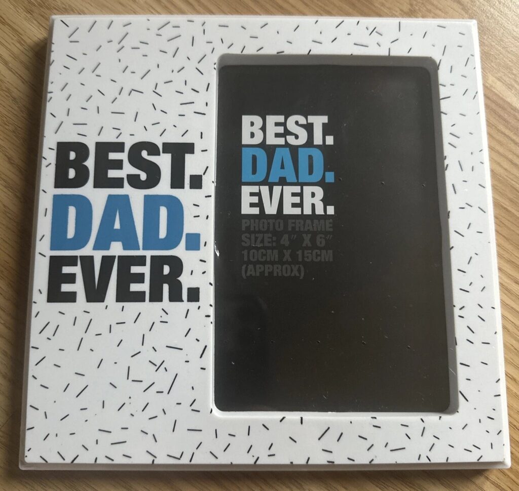 Father’s Day printed photo frame