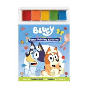 Bluey finger painting activity book