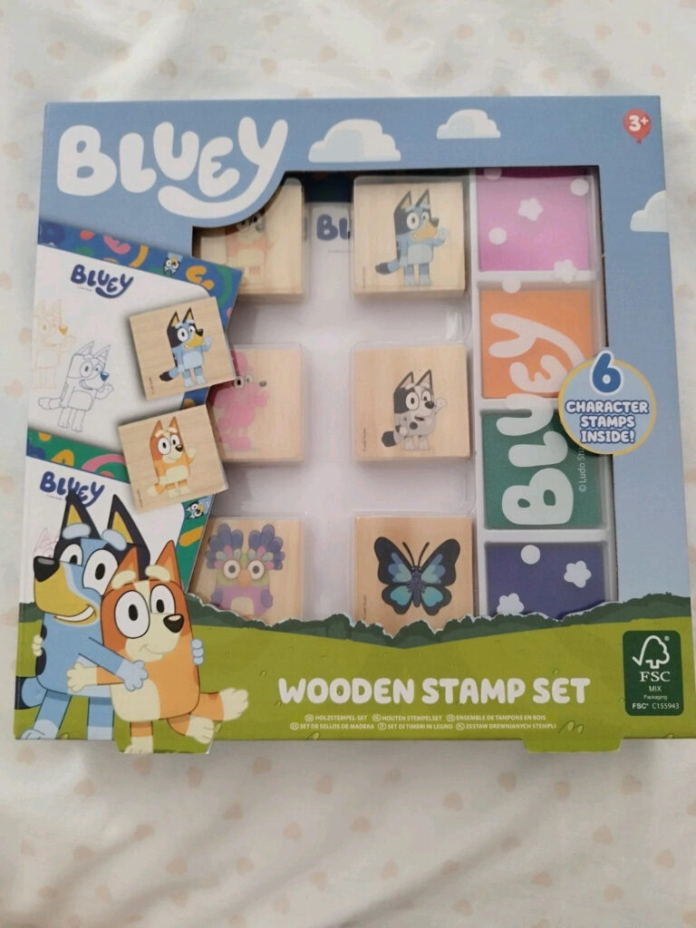 Bluey Wooden Stamper Set