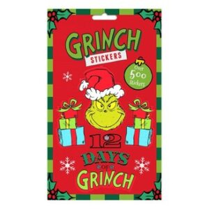 Grinch sticker pad (12 days of grinch)