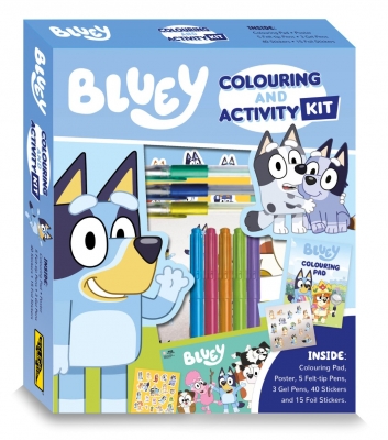 Bluey colouring and activity kit