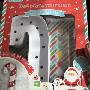 Decorate your own Light Up Candy Cane