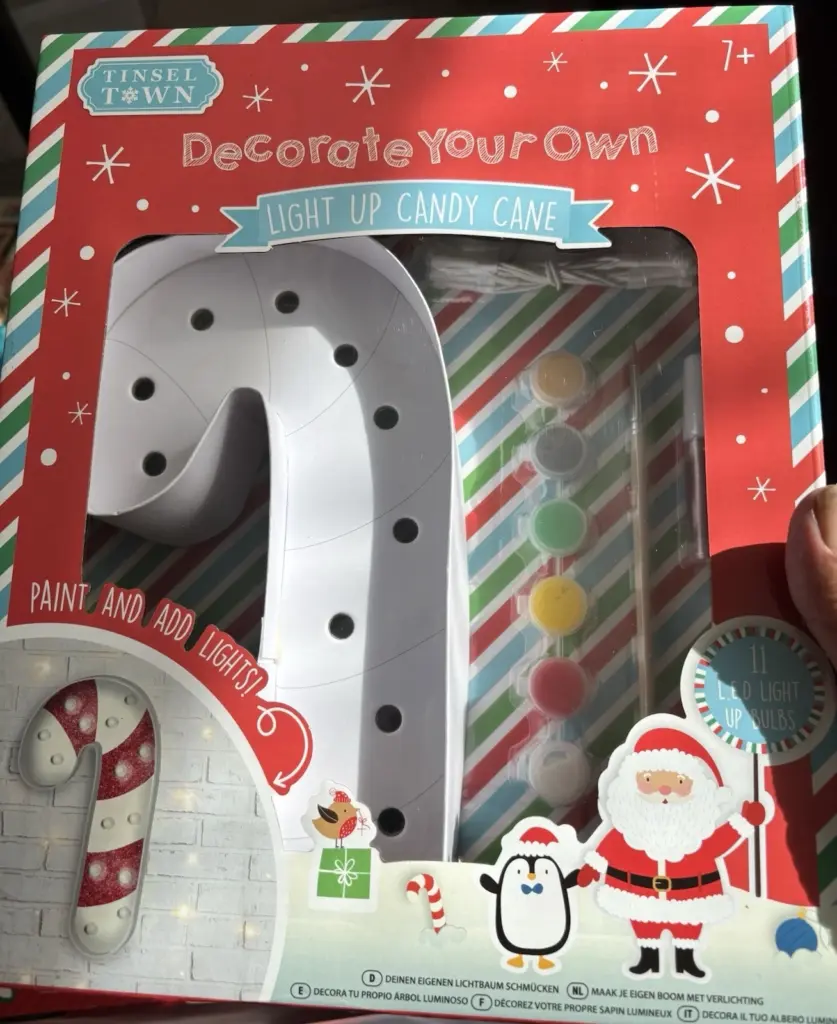 Decorate your own Light Up Candy Cane
