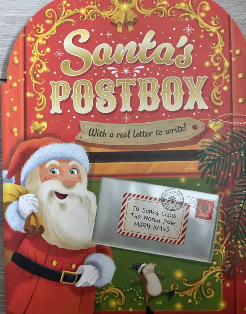 Santas Postbox book (with a real letter to write)