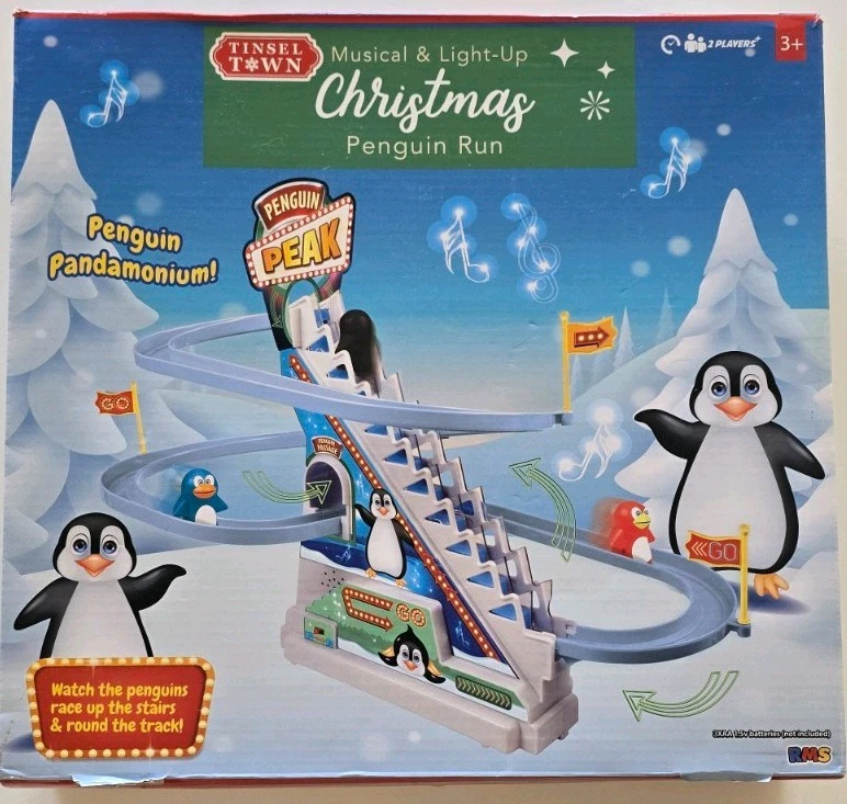 Musical and light up Christmas Penguin Run
