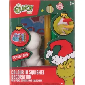 Grinch colour in squishee decoration