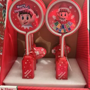 Elf Light Up Wand  (Merry Christmas)