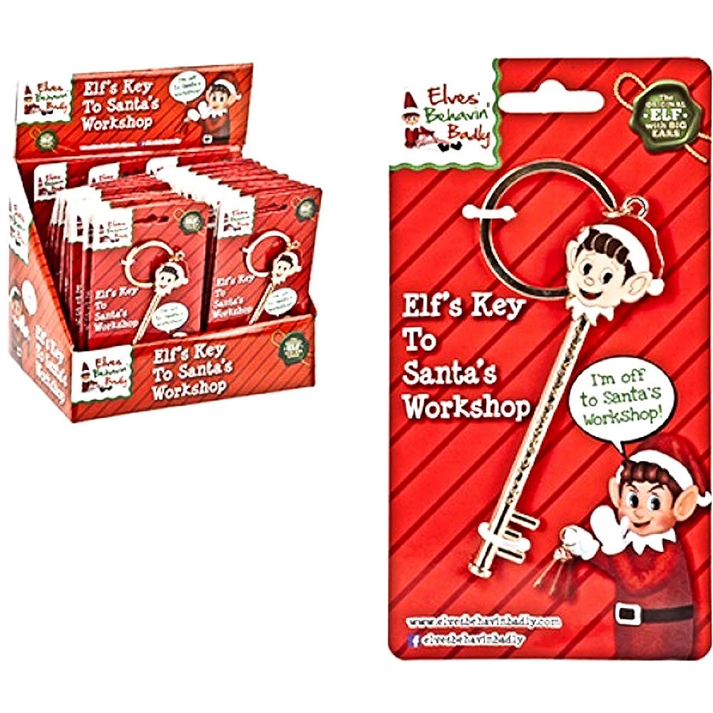 Elf on a shelf santa keys