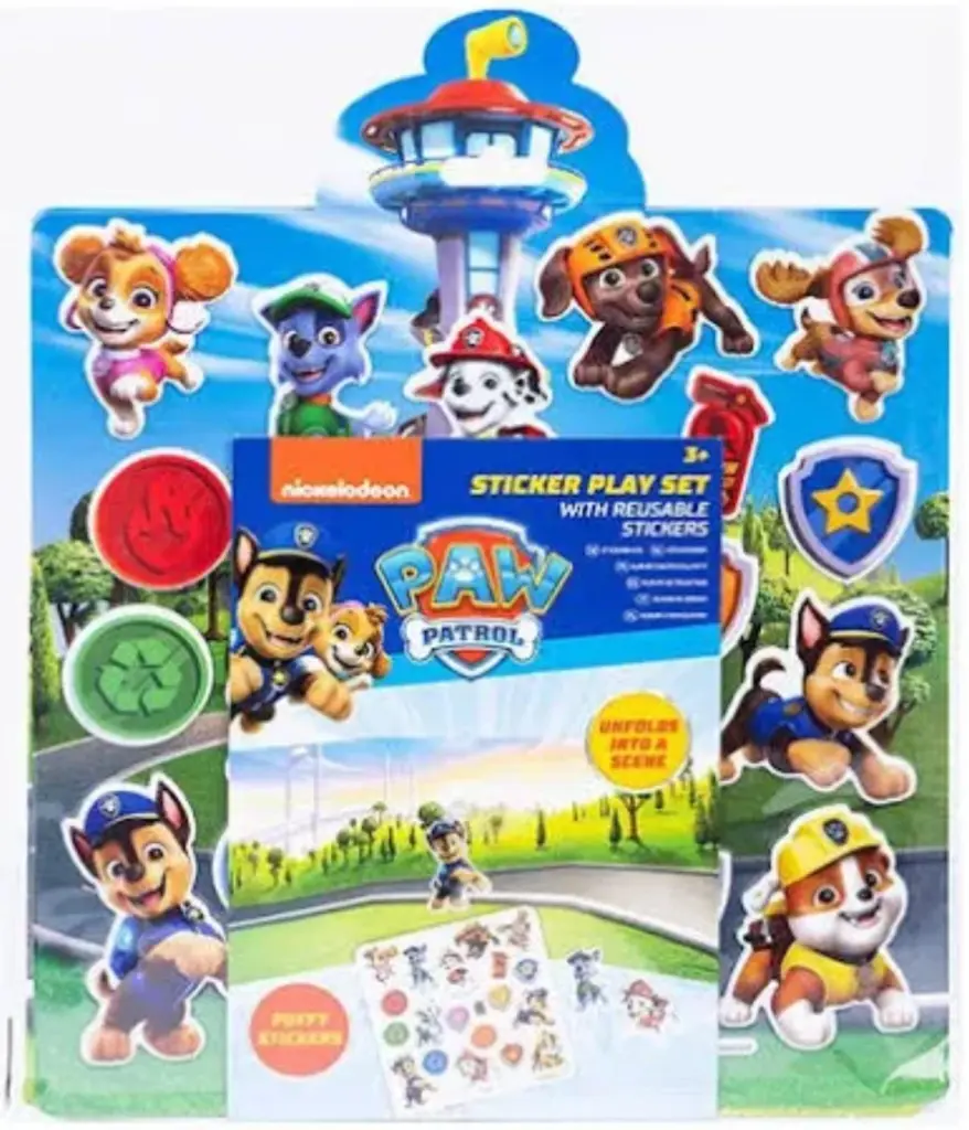 Paw Patrol Sticker play set with reusable stickers