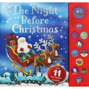 The Night before Christmas book with 11 festive sounds