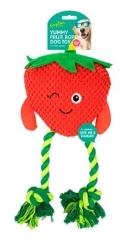 Fruit rope dog toy - Strawberry